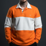 Yakalı Uzun Kollu Double Kumaş Sweatshirt