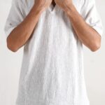 Hakim V yaka Oversize Tişört