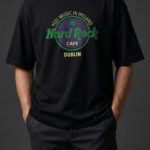 Hardrock  Baskılı Oversize Tişört
