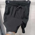 Keten Şort Beli Lastikli %100 Pamuk Keten