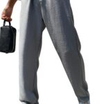 Keten Kumaş Baggy Pantolon