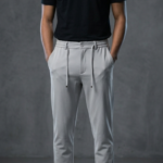 Smart-Casual  Jogger Pantolon - Açık Gri / Taş