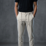 Smart-Casual  Jogger Pantolon - Krem